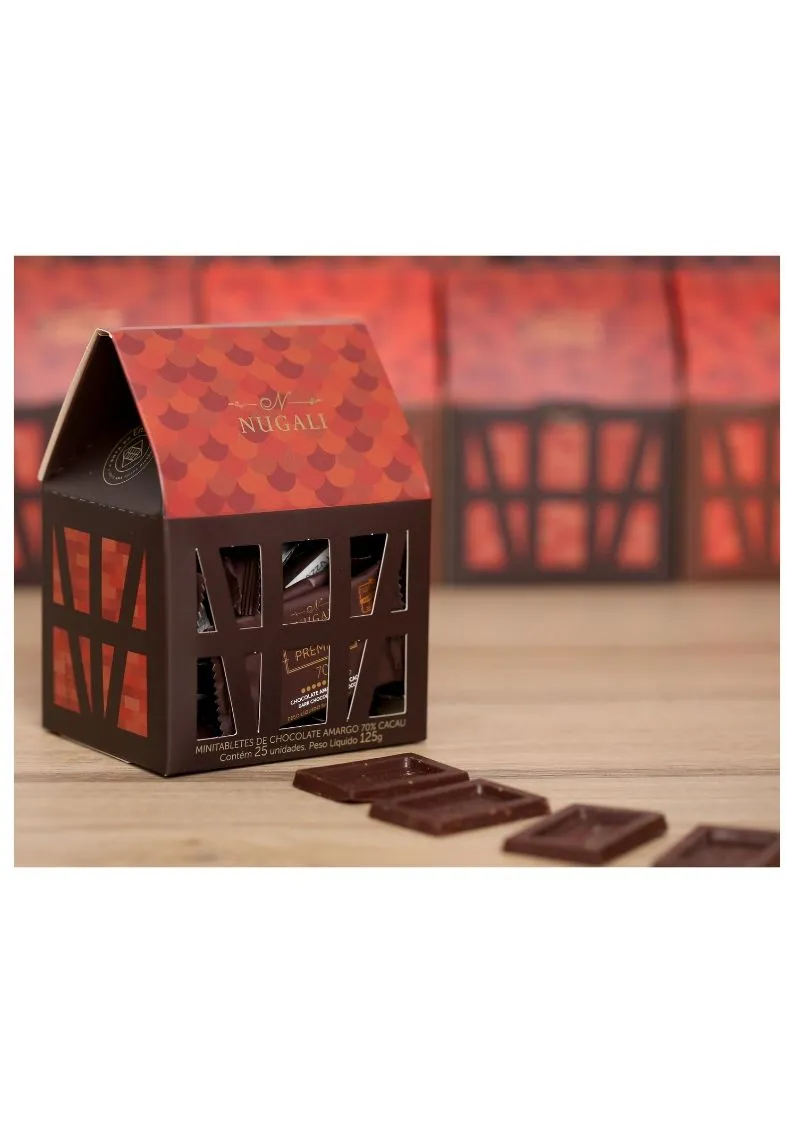 MINI TABLETE CHOCOLATE 70% 5g